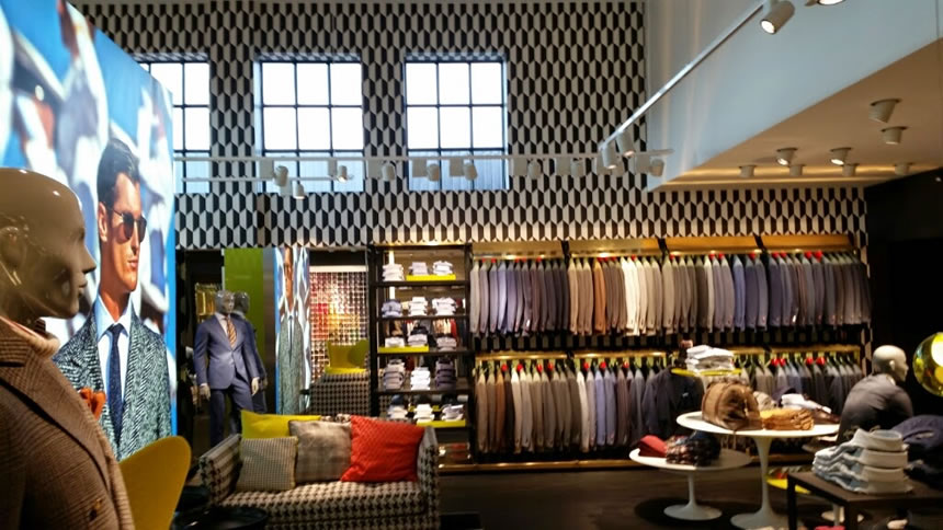 Verbouwing winkel Suit Supply Van Dijk Waalwijk