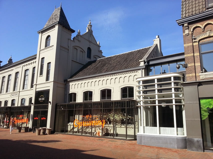 Verbouwing lunchroom Van Dijk Waalwijk